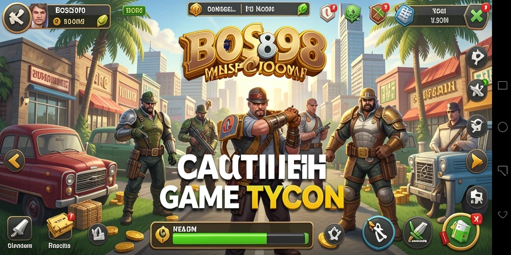 Tampilan gameplay seru dalam BOS898 yang penuh strategi Tycoon.