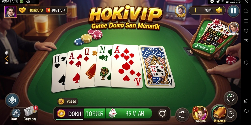 Tampilan gameplay HOKIVIP yang seru dan interaktif.