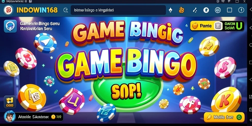 Screenshot INDOWIN168 menampilkan momen seru permainan Bingo.