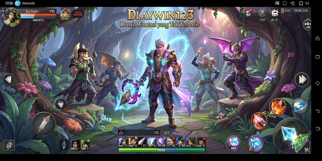 Menampilkan gameplay seru dan interaksi pemain di dunia <strong>PLAYWIN123</strong>.